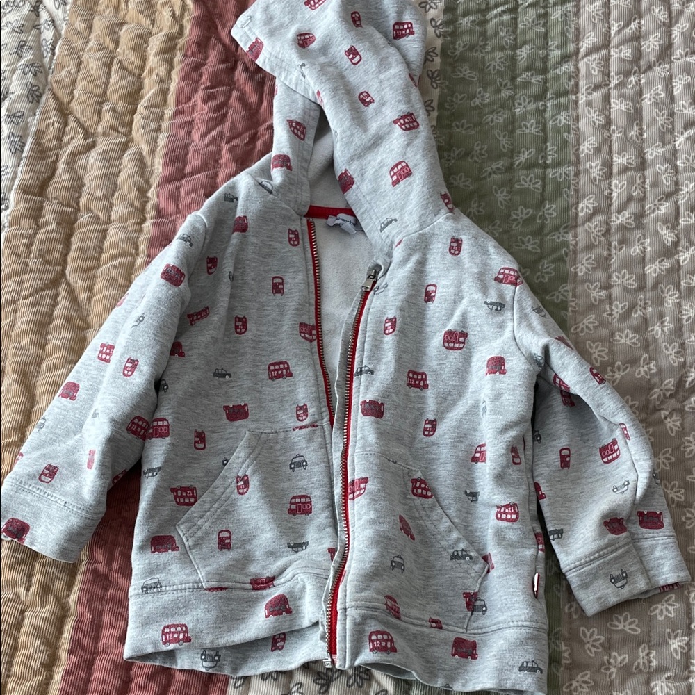 Absorba Hoodie with London Bus theme